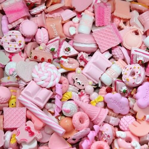 50 Pcs Slime Charms Easter DIY Craft Making Resin Jewery Making Kit, Resin Making Supplies for DIY Scrapbooking Crafts