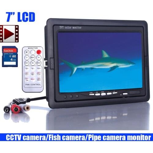 7 Inch Screen Monitor Display Displayer with Video Recording Function for the fish camera pipe camera cctv camera monitor