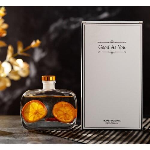 100ml No Fire Natural Aromatherapy Dried Flower Rattan Reed Diffuser Stick Fragrance Toilet Deodorant Air Refresher Wrapping Box