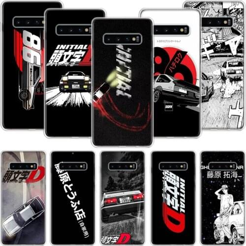 Amine Intital D AE86 Car Phone Case For Samsung Galaxy A51 A71 A70 A50 A40 A30 A20E A10 A01 A21 A41 A20S A6 A7 A8 A9 Coque Cover