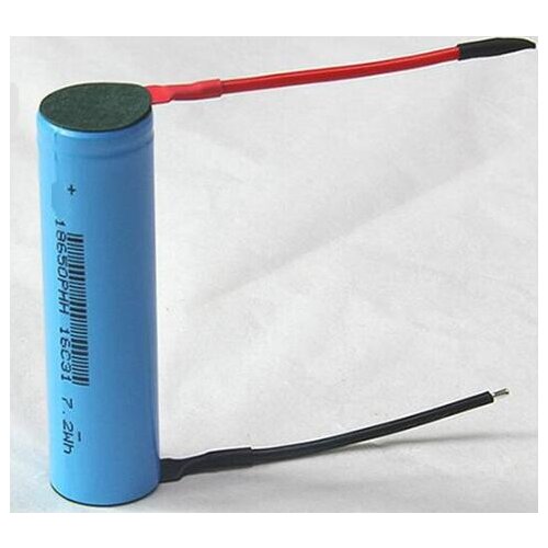 Free shipping 2pcs/lot 3.7v 2600mah 18650 li-ion rechargeable battery lithium ion battery with wire