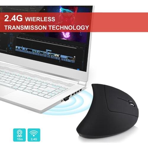 Wireless Mouse Adjustable 6 Buttons 2.4G USB Receiver for Computer Gamer PC Laptop Desktop Vertical DPI Ergonomic Gaming Mice