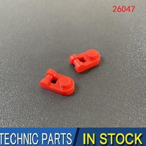 BuildMOC Compatible Assembles Particles 26047 Plate Modified 1x1 Rounded with Handle Building Blocks Parts Educational Tech Toys