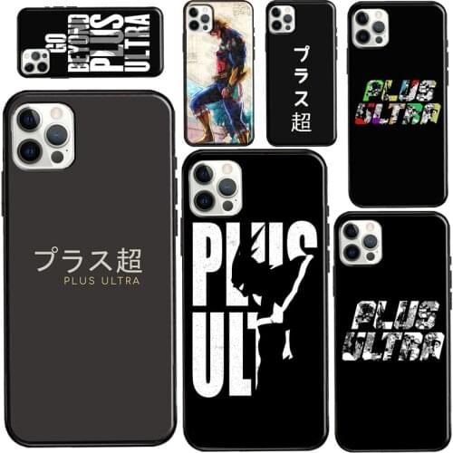 Plus Ultra My Hero Academia Case For iPhone 11 Pro Max XS X XR 8 7 Plus SE 2020 Funda For iPhone 12 Pro Max mini Case
