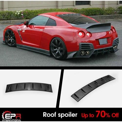 For Nissan GTR R35 Chargespeed Vortex Style FRP Fiber Unpainted Generator Rear Spoiler Wing Exterior kits