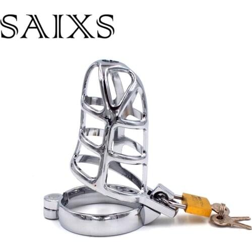 Hot Cock Cage Chastity Belt Male Chastity Device Sex Toys For Men Anti Masturbation Sex Slave Penis Lock Drop shipping