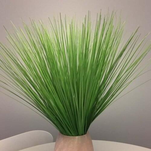 64cm Artificial Leaves Arranging Lawn Engineering Fake Flower Plants Home Decoration Onion Grass Simulation Leaf Garden Decor