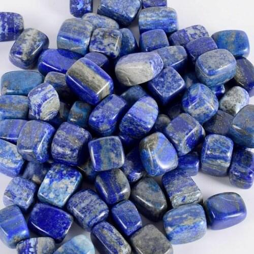 Natural Lapis lazuli tumbled cube stones quartz minerals gemstones reiki healing garden decoration