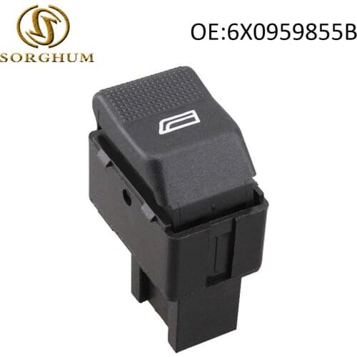 6X0959855B Power Window Switch Button For VW Polo Lupo Seat Cordoba Ibiza Arosa