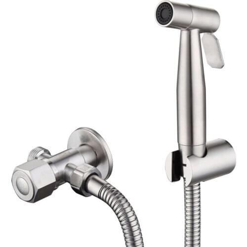 Stainless Steel Toilet Hand Held Bidet Faucet Sprayer Bidet Set Sprayer Toilet Spray for Bathroom Shower Head