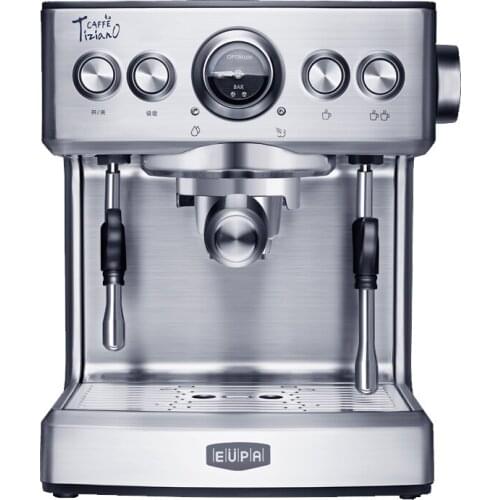 Commercial Coffee Machine 19Bar Italian Espresso Semi-automatic Household Steam Milk Foam Bubble 2.1L Coffee Maker TSK-1837B