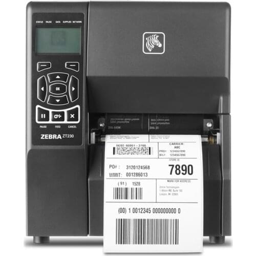 Zebra ZT230 Original Industrial 203dpi/300dpi Thermal Transfer Barcode Label Printer With USB Interface