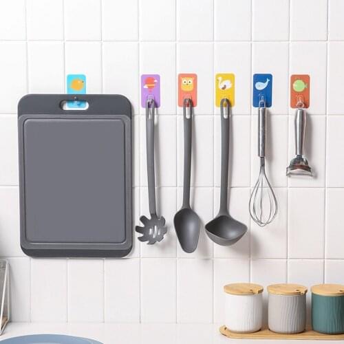Strong Self Adhesive Key Door Wall Hangers Hooks For Storage Hanging Kitchen Bathroom Accessories Home Organizer Decorative Hook