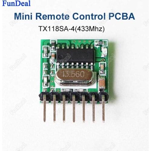 433mhz Mini Wireless RF Remote Control EV1527 Learning code 433.92Mhz Transmitter For Gate Garage Doorbell Alarm Arduino/ARM DIY