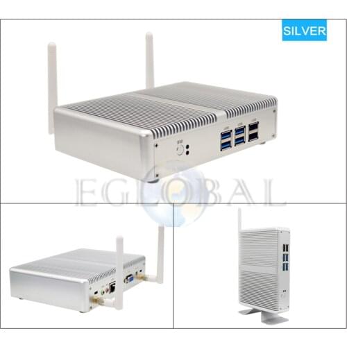 2019 Eglobal Cheapest New Nuc Computador Mini PC Windows 10 Intel Core i3 4010Y Linux HTPC 300M Wifi HDMI VGA Mini 4K Desktop Pc