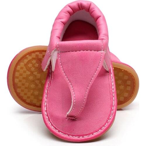 Baby Girl Sandals New Summer Shoes Baby Flats PU Leather Baby Shoes Rubber Sole Girl Floral Sandals Fit For 0-12M