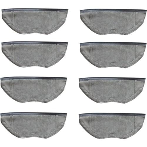8PCS Robot Vacuum Cleaner Mop Cloth Rags for 360 X90 X95 Sweeper Cleaner Spare Parts Replacement Cleaning Mop