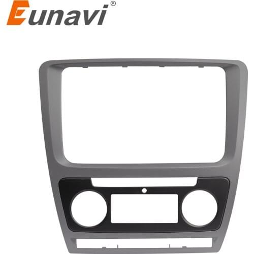 High Quality Car Refitting DVD Panel Dash Kit Audio frame Radio Fascia For Skoda Octavia(2010~2013) Auto/Manual A/C