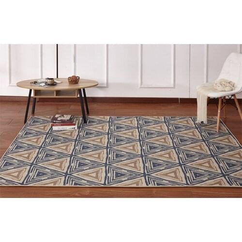 8mm Geometry Simple Modern Rectangular Coffee Table Living Room Carpet Bedroom Bedside Tatami Carpet