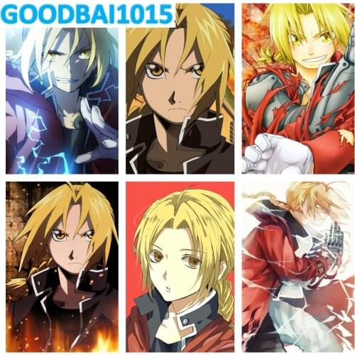 Diamond Painting Anime Fullmetal Alchemist Art Diamond Embroidery 5D DIY Full Drill Home Decor Cross Stitch Kits Mosaic