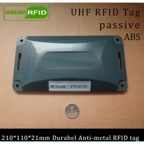 UHF RFID anti-metal tag 915m 868m Alien H3 210*110*21mm EPC Gen2 6C durable ABS very long distance smart card passive RFID tags