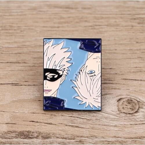 BG1095 Anime Figures Creativity Cool Hard Enamel Badges Backpack Collar Lapel Jewelry Boyfriend Kids Birthday Gifts