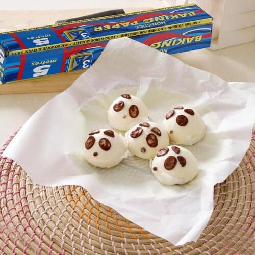 5M Baking Paper Barbecue Double-sided Silicone Oil Paper Parchment Rectangle Oven Oil Paper Baking Sheets Bakery BBQ Party