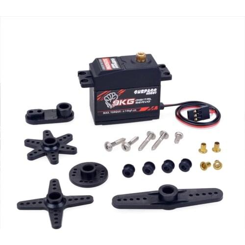 SURPASS Hobby S0900M 9KG Metal Gear Servo 9kg Digital Servo for High-Speed 1/10 1/8 RC Car Aircraft Boat Smart Robot RC Model