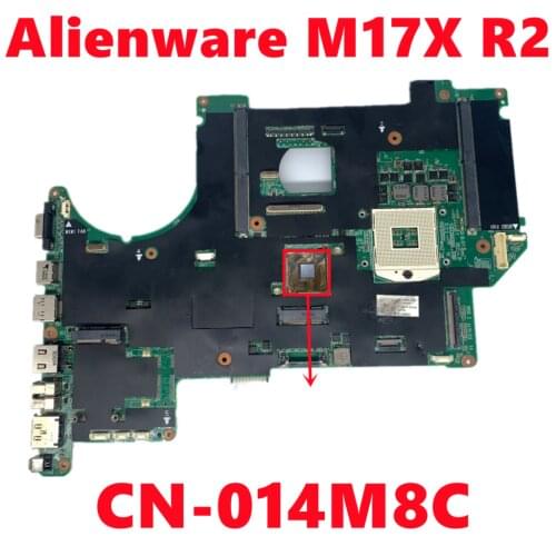 CN-014M8C 014M8C 14M8C Mainboard For Dell Alienware M17X R2 Laptop Motherboard DDR3 100% Tested Working
