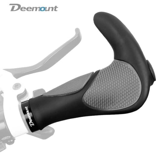 Deemount Comfy Bicycle Grips TPR Rubber Integrated MTB Cycling Hand Rest Mountain Bike Handlebar Casing Sheath Shock Absorption