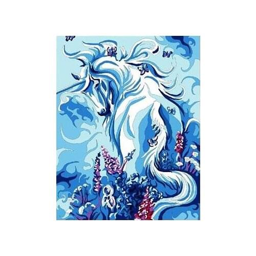 Baby zebra painting by numbers animal coloring by numbers canvas painting for living room