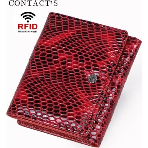 Wallets for Women RFID Anti-theft Brushed Leather Ladies Wallet Multifunctional Womens Coin Purse