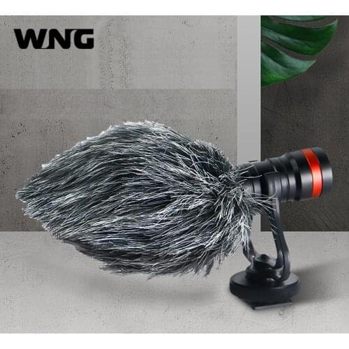 WNG Shotgun Video Microphone Universal Recording Microphone Mic for DSLR Camera iPhone Android Smartphones Mac Tablet Youtube
