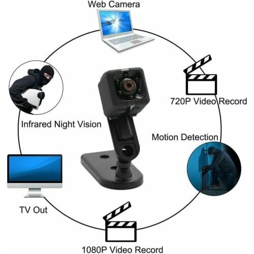 Mini Camera SQ11 1080P HD Small Cam Sensor Night Vision Camcorder Micro Video Camera DVR DV Camcorder SQ 11 Microcamera MiniCam
