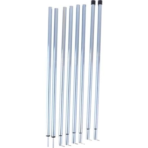 Adjustable Tarp Poles Set of 2 for Tents Camping Shelters Hiking Awnings Accessories