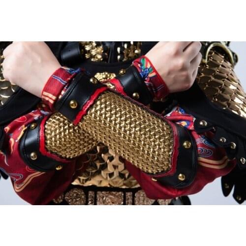 New patternChain Armor Armguard Hanfu Chinese Armor Armor Real Man Armor Arm Guard