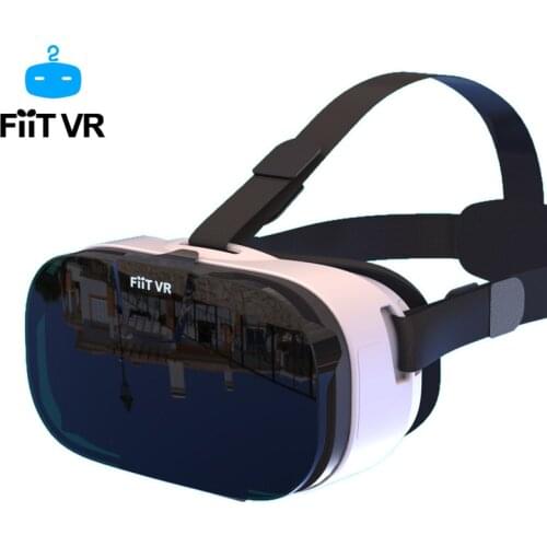 FIIT 2N VR Glasses Headset 3D Box Virtual Reality Goggles Mobile 3D Video Helmet for 4.0-6.5 inch Phone Smart Bluetooth Controll