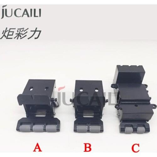 Jucaili 4pcs/lot large format printer pinch roller assembly for Allwin Yongli Gongzheng Xuli rubber roller paper pressure parts