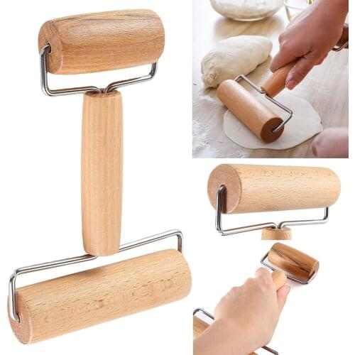 Rolling Pin Pastry and Pizza Baker Cookies Crush Baking Roller Crackers Kitchen Utensils Nuts Wooden
