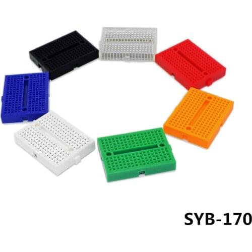 SYB-170 Mini Solderless Prototype Experiment Test Breadboard 170 Tie-points 35*47*8.5mm for arduino diy kit