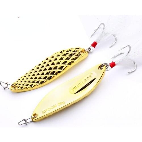 1PC Metal VIB Fishing Lures Hard Vibration Spoon Lure Crankbait 6cm/20g Artificial Spinner Bass Baits Fishing Tackle