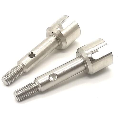 2pcs High Quality Steel Rear Wheel Axle Replacement Accessories Fit for WLtoys 144001 1/14 RC Drift Racing Car Parts