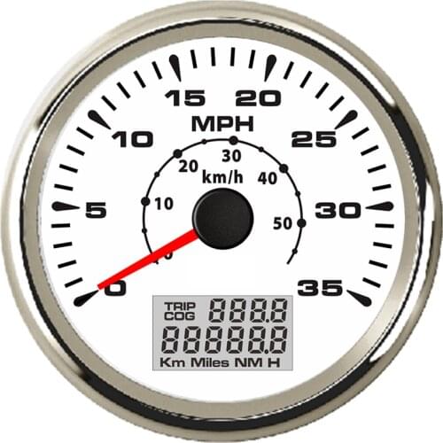 85mm Car GPS Digital Speedometer Odometer for Truck Motorcycle UTV UTV Speed Meter 8 color Backlight 12V/24V