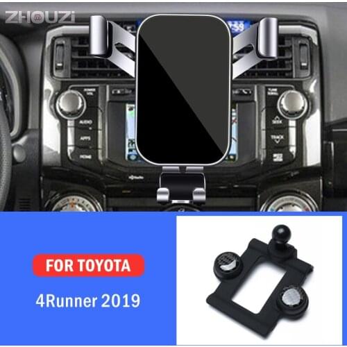 Car Mobile Phone Holder Special Air Vent Mounts Stand GPS Gravity Navigation Bracket For Toyota 4Runner 2019 Car Accessories