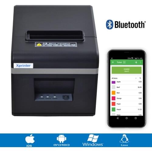 Bluetooth GZ Weiou 80mm Thermal Receipt Printers POS Printer With Auto Cutter For Kitchen USB/Ethernet Port Shop Restaurant