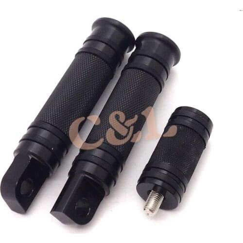 Black Edge Cut CNC Foot Peg & Toe Shifter for Harley Touring Sportster Dyna