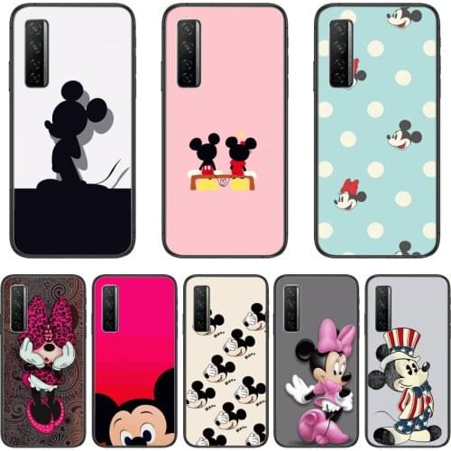 Disney mobile phone case protective cover Phone Case For Huawei Nova p10 lite 7 6 5 4 3 Pro i p Smart ZBlack Etui 3D Coque Pai