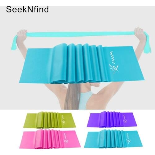2.3m Latex Resistance Bands Gym Strength Training nature latex elastic bands stretch band fitness crossfit Rubber band for Yoga