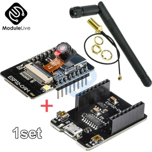 ESP32-CAM-MB WIFI Bluetooth Board with OV2640 Camera MICRO USB to Serial Port CH340G 4.75V-5.25V Nodemcu Antenna For Smart Home