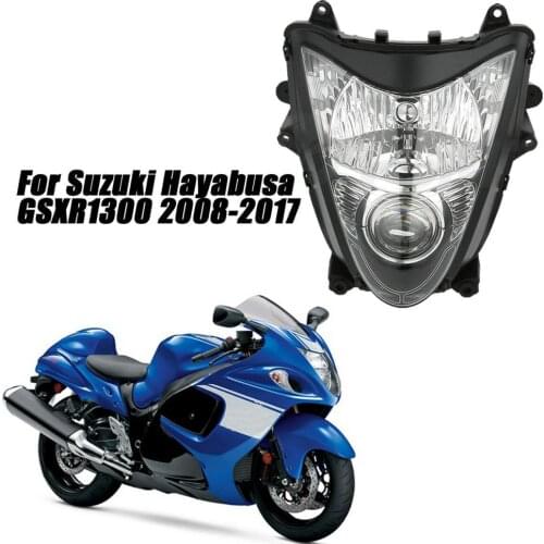 Motorcycle Headlight Clear Headlamp For SUZUKI GSXR GSXR1300 Hayabusa 2008-2017 09 10 11 12
